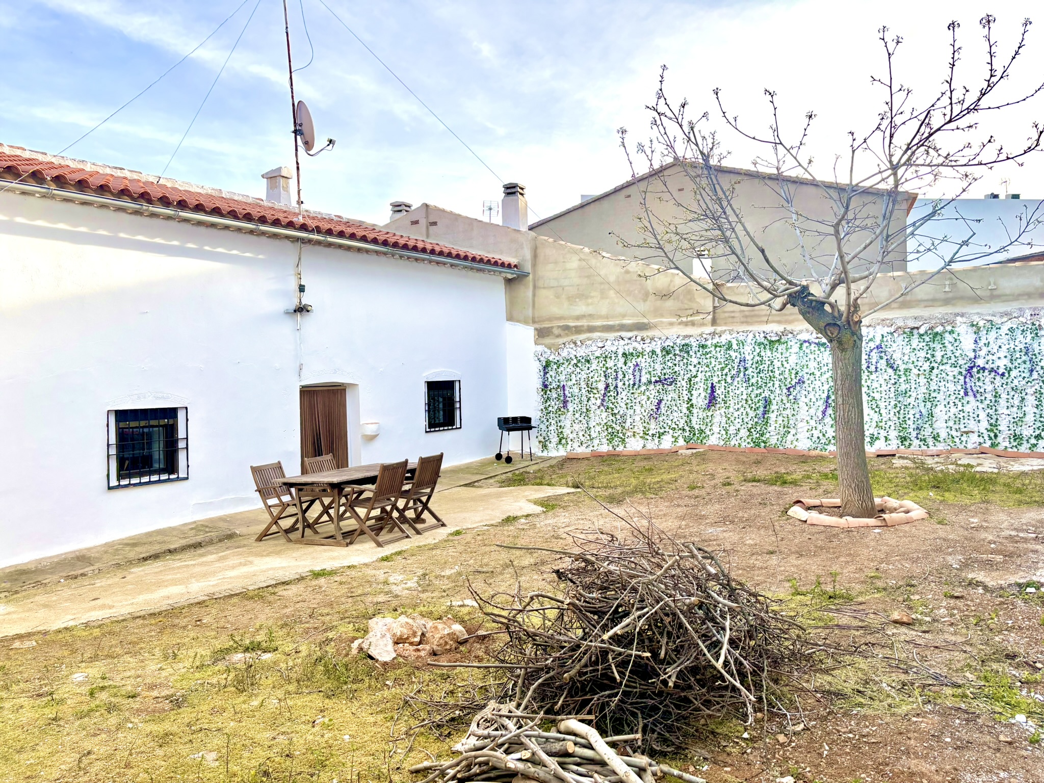 Patio privado independiente de la Casa SERAGAL